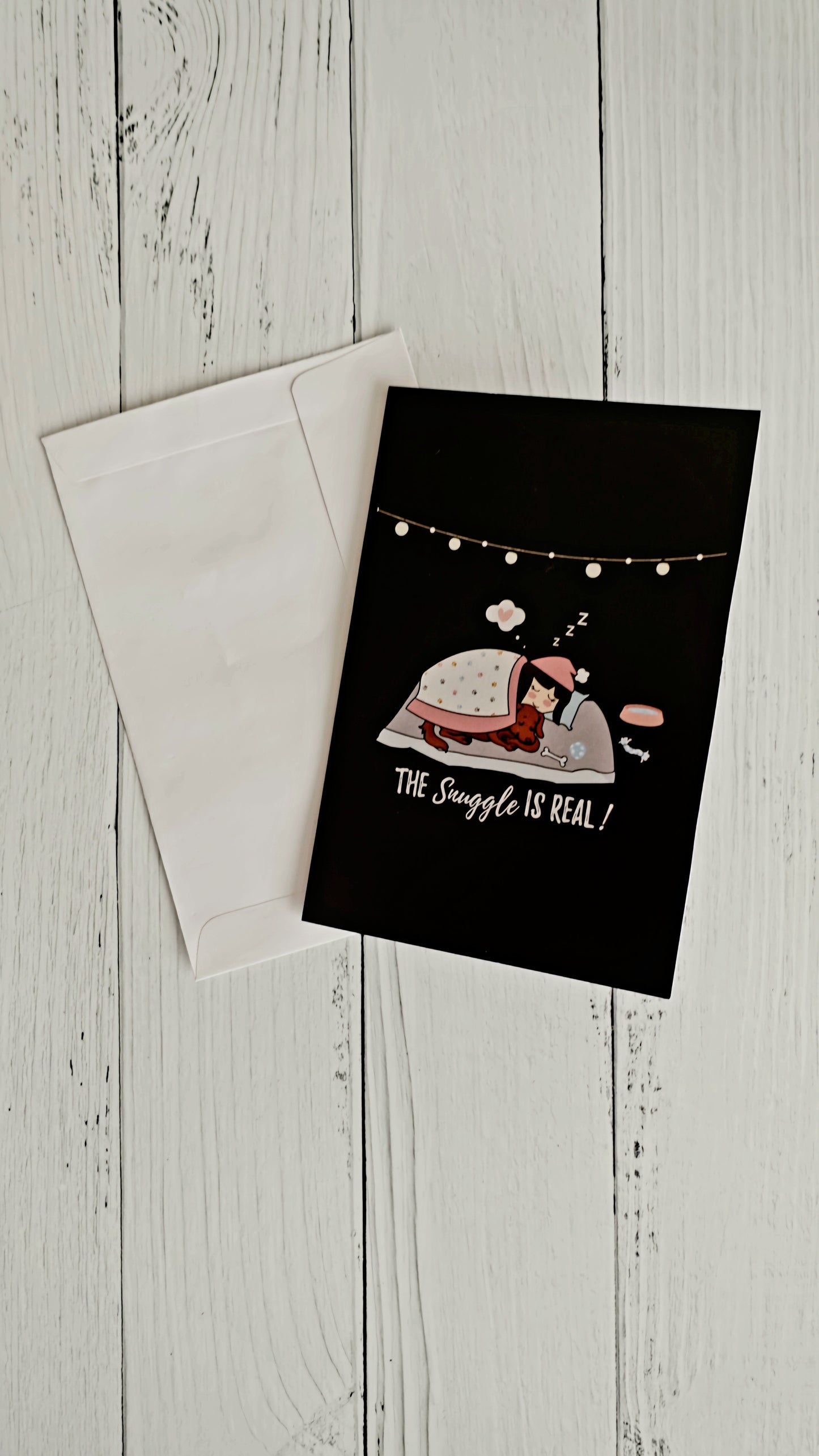 The Snuggle Is Real - Greeting Card