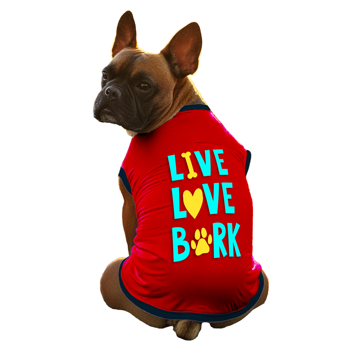 Live Love Bark Tshirt | CHEEKu